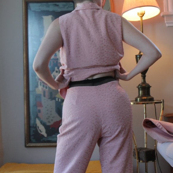 3-Piece Pink Pantsuit - Picture 6 of 12